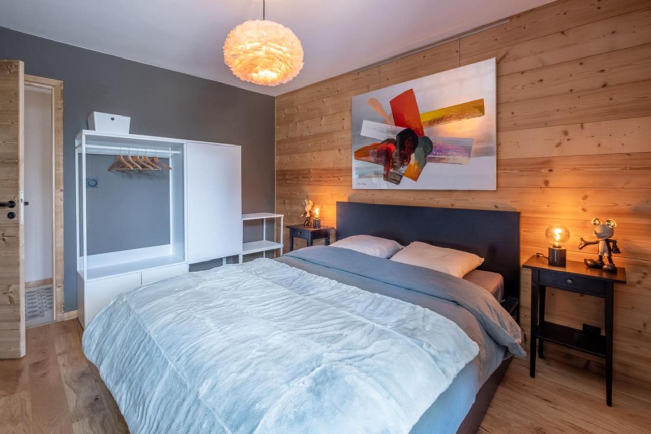 Newly Renovated Apartment With Mont Blanc View Σαμονί Εξωτερικό φωτογραφία